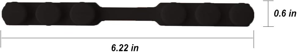 4 PCS Black Extended Silicone Bands Anti-Tightening Strap for Masks