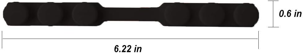 4 PCS Black Extended Silicone Bands Anti-Tightening Strap for Masks