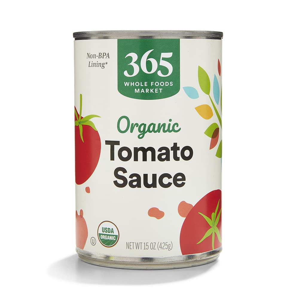 365 by Whole Foods Market Organic Tomato Sauce 15 Ounce Pasta Sauce Base