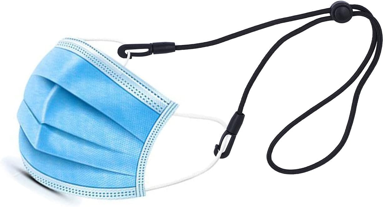 Zasie Face Mask Holder and Extender Strap for Kids and Adults, 5 Pack
