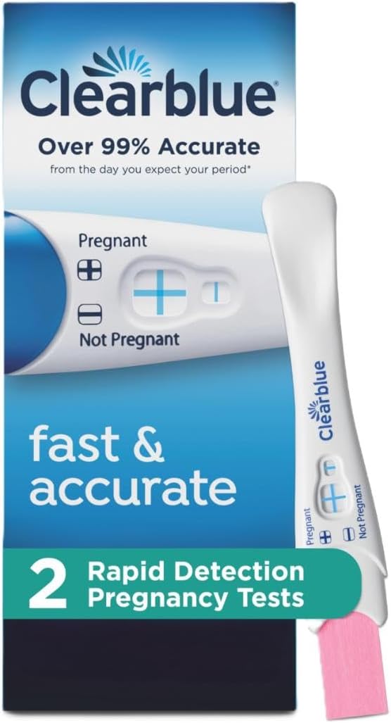 Clearblue Early Detection Pregnancy Test, 5 Count, 99% Accurate, 6 Days Sooner
