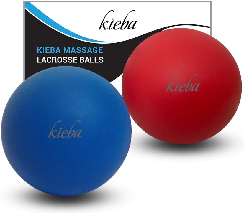 Massage Lacrosse Balls for Myofascial Release and Trigger Point Therapy, Set of 2 Firm Balls