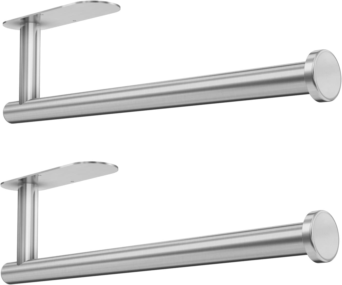 DEKAVA Paper Towel Holder Under Cabinet Wall Mount for Kitchen Paper Towel, Self-Adhesive Paper Towel Bar, Paper Towel Rack, Stainless Steel 13 inch