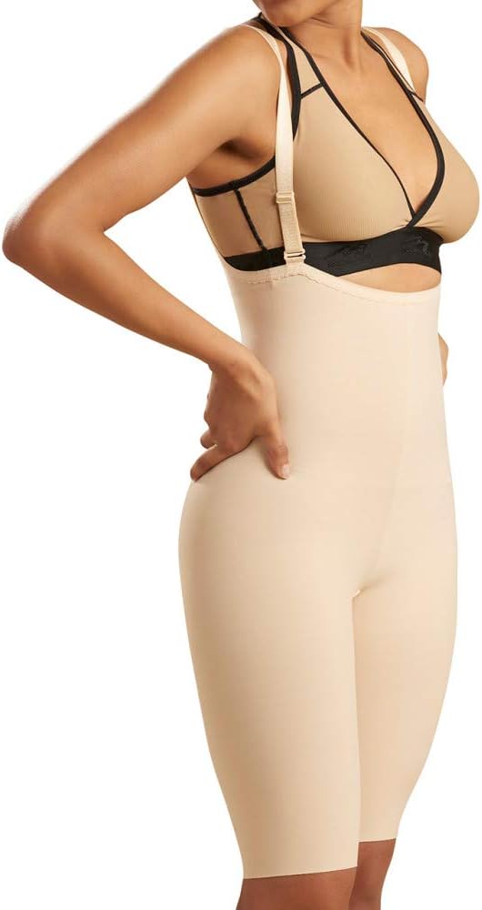 MARENA FBS2 Stage 2 Knee Length Zipperless Girdle with Suspenders Tummy Control
