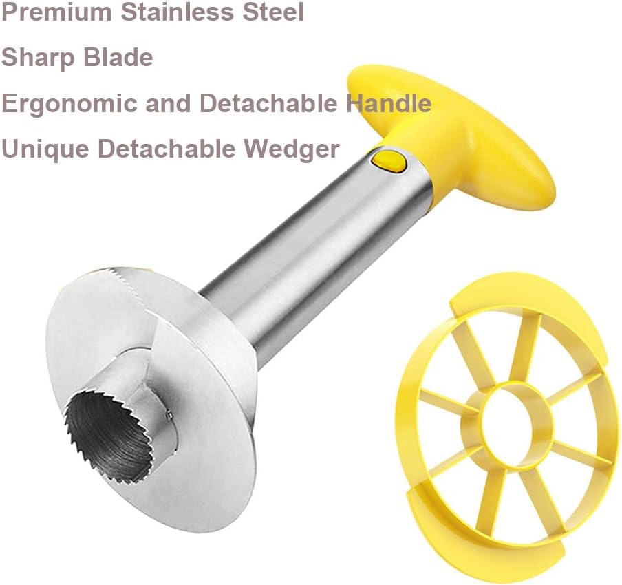 SameTech Easy Kitchen Tool Fruit Pineapple Peeler Corer Slicer Cutter | With Stainless Steel