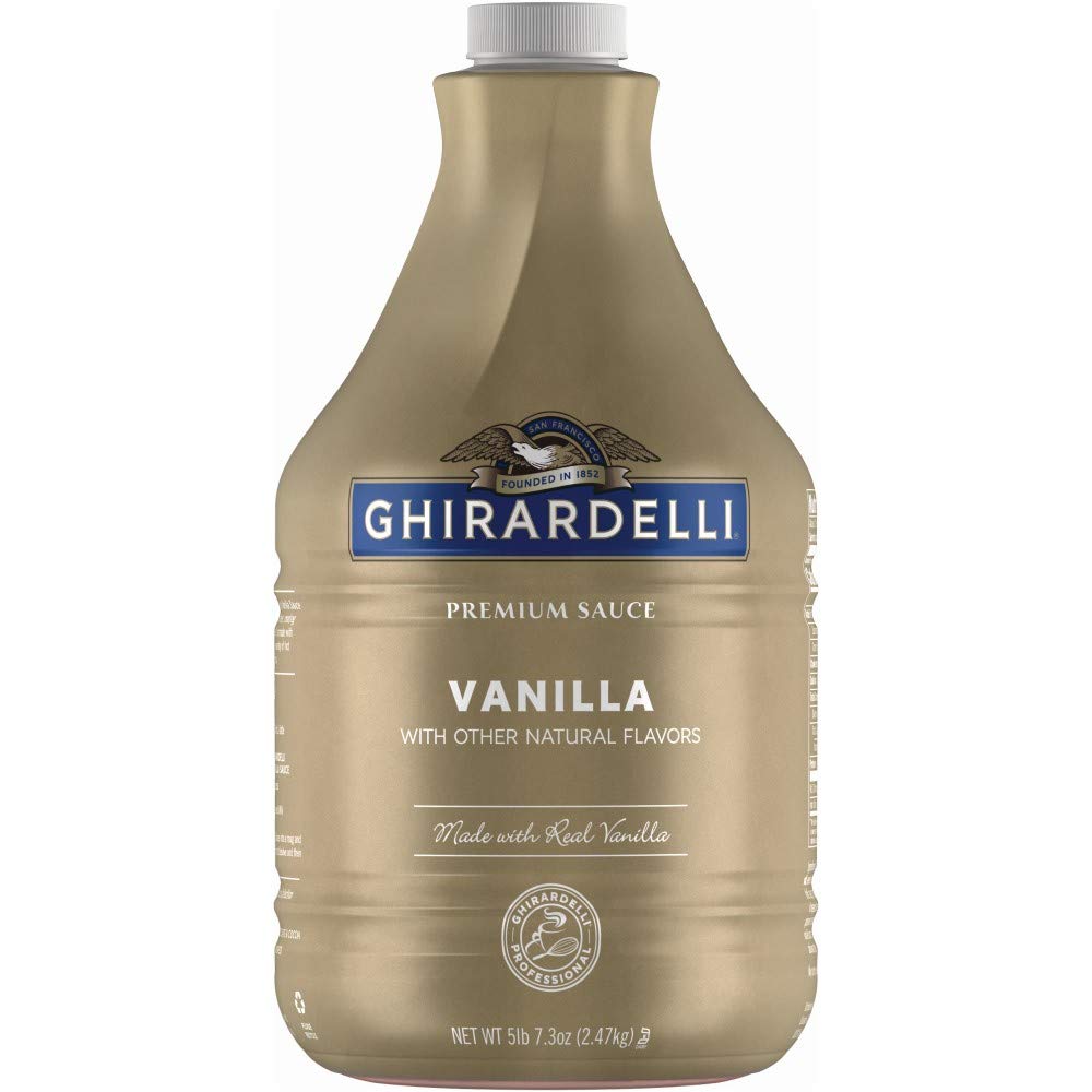 Ghirardelli premium sauce net wt 5 lb, 7.3 Oz, Chocolate, 87.3 Oz
