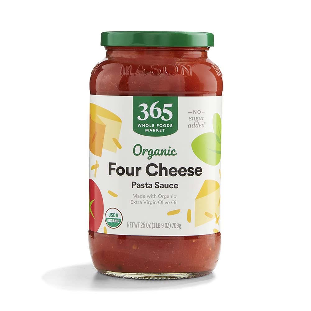 365 by Whole Foods Market Organic 4 Cheese Pasta Sauce, 25 Oz