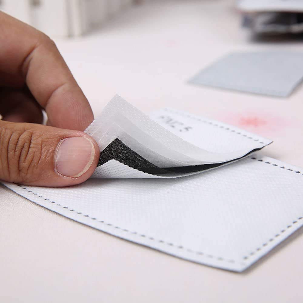 100Pcs PM2.5 Mask Filters 5 Layers Activated Carbon Non-Woven Mask Filters for Outdoor Activities