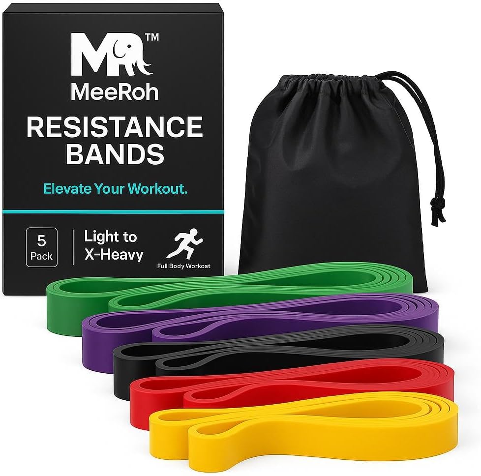 MeeRoh Heavy Duty Resistance Band for Pull Ups and Calisthenics Training
