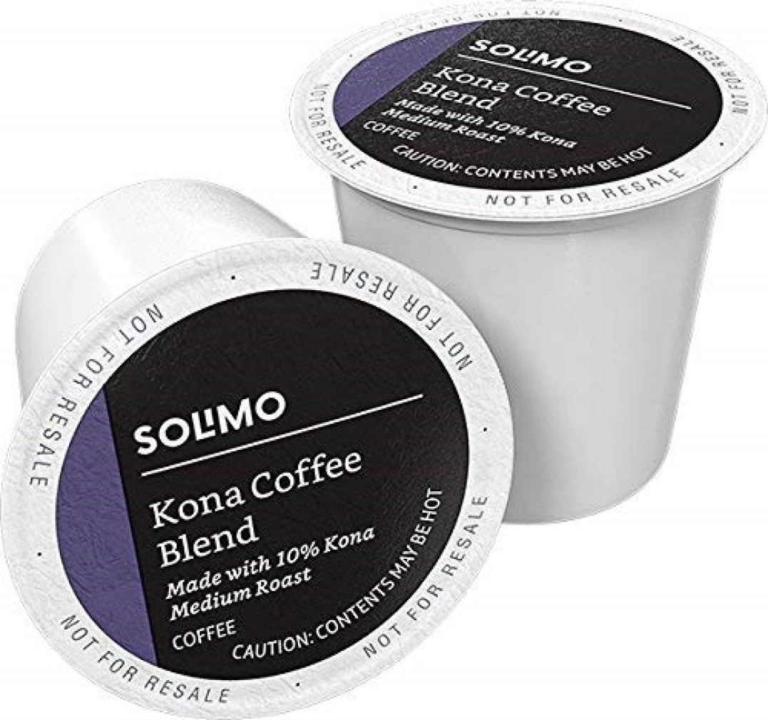 Amazon Solimo Dark Roast Coffee Pods, French Roast, 100 Count, Compatible with Keurig 2.0 K-Cup Brewers