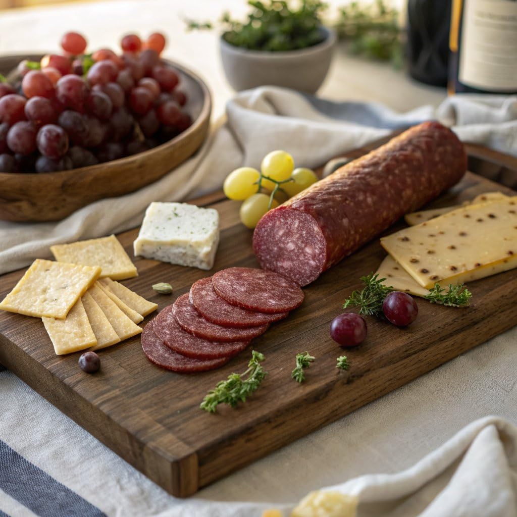 Old Wisconsin Premium Summer Sausage, 100% Natural Beef, Ready to Eat, 8 Ounce