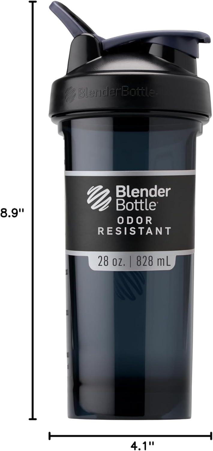 BlenderBottle Pro Series 28oz Shaker Bottle for Protein Shakes