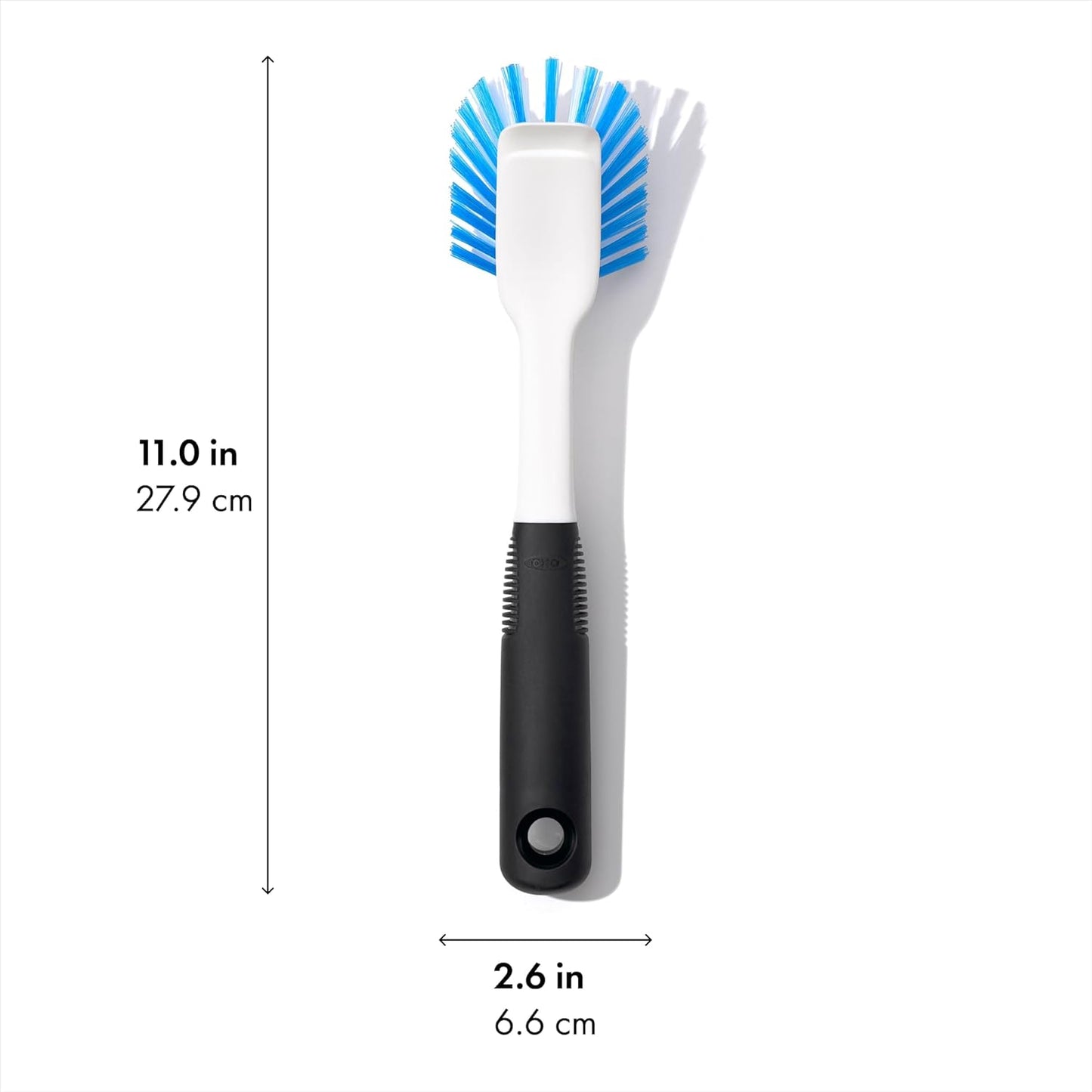 OXO Good Grips Dish Scrub Brush with Non-Slip Handle, Nylon Bristles