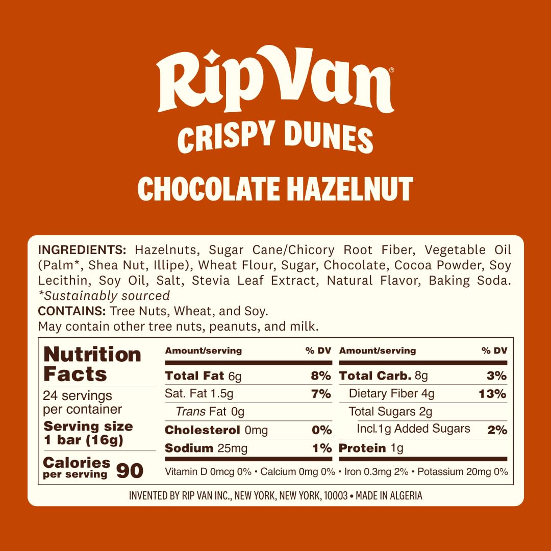 Low-calorie vegan chocolate hazelnut wafer sticks with hazelnut cream filling, 12 pack