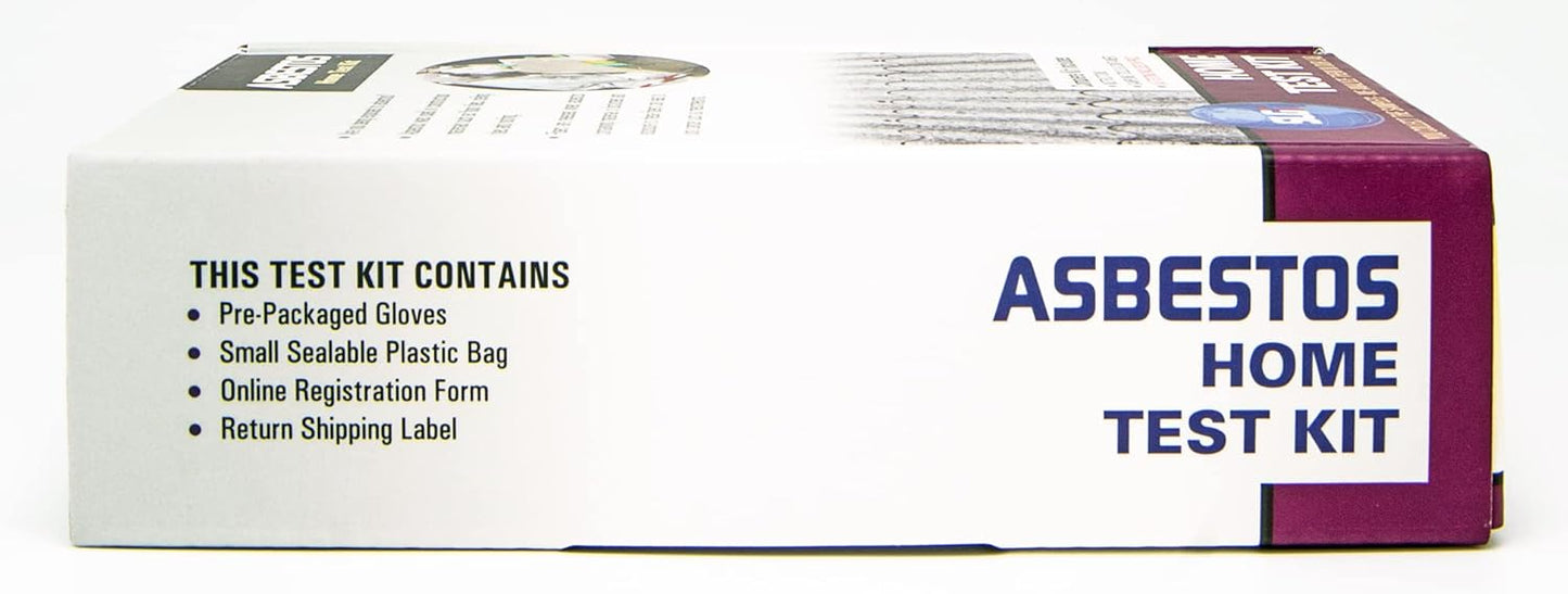 Asbestos Test Kit with Return Ground Shipping and 5 Day Analysis