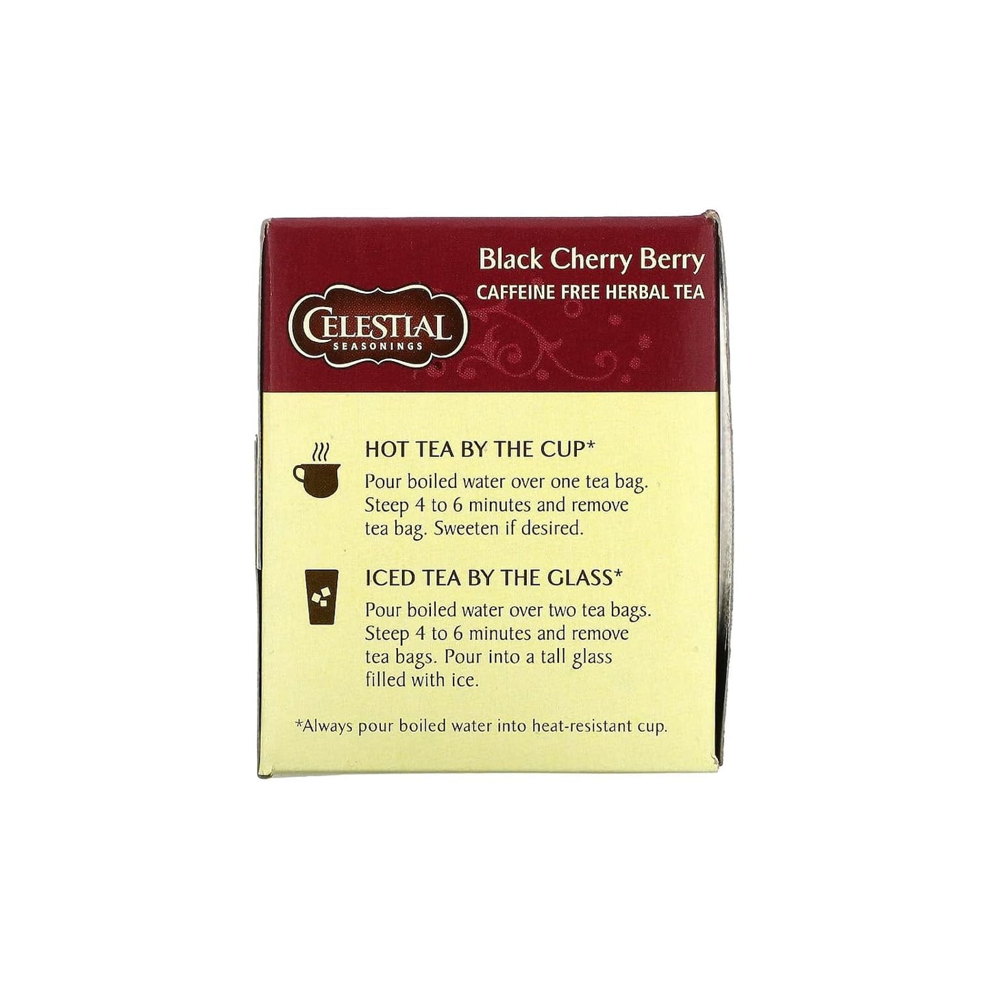 Celestial Seasonings Black Cherry Berry Tea Bags, 20 Count, Pack of 2