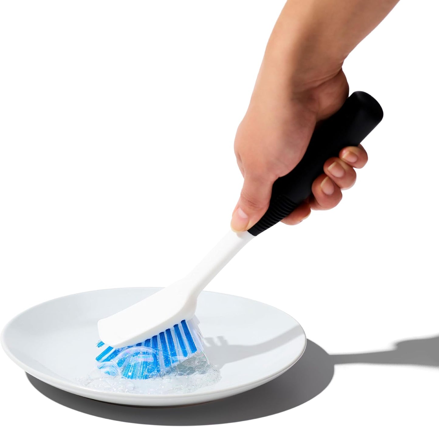 OXO Good Grips Dish Scrub Brush with Non-Slip Handle, Nylon Bristles