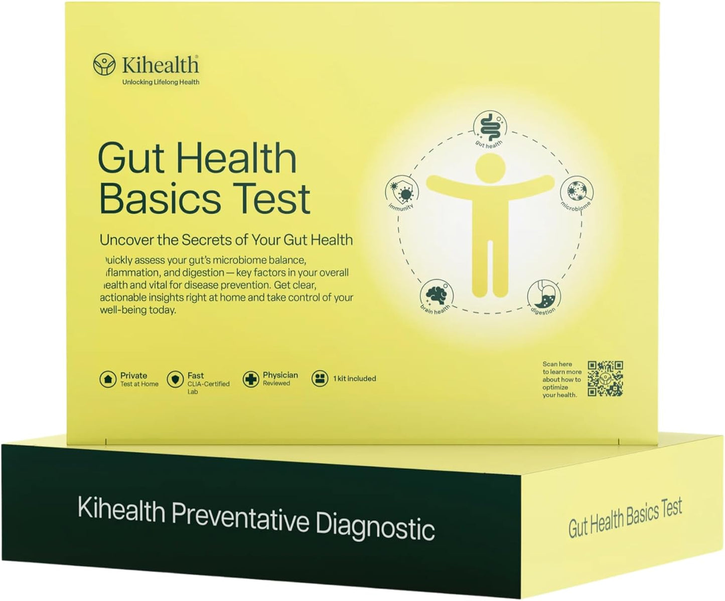 KiHealth Gut Health Advanced Test Comprehensive Stool Kit