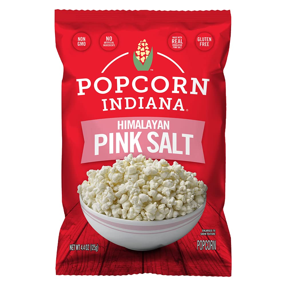 Popcorn Indiana Movie Theater Butter Popcorn 3 oz Bags 6 Pack Pre Popped Gluten Free Made with Real Butter