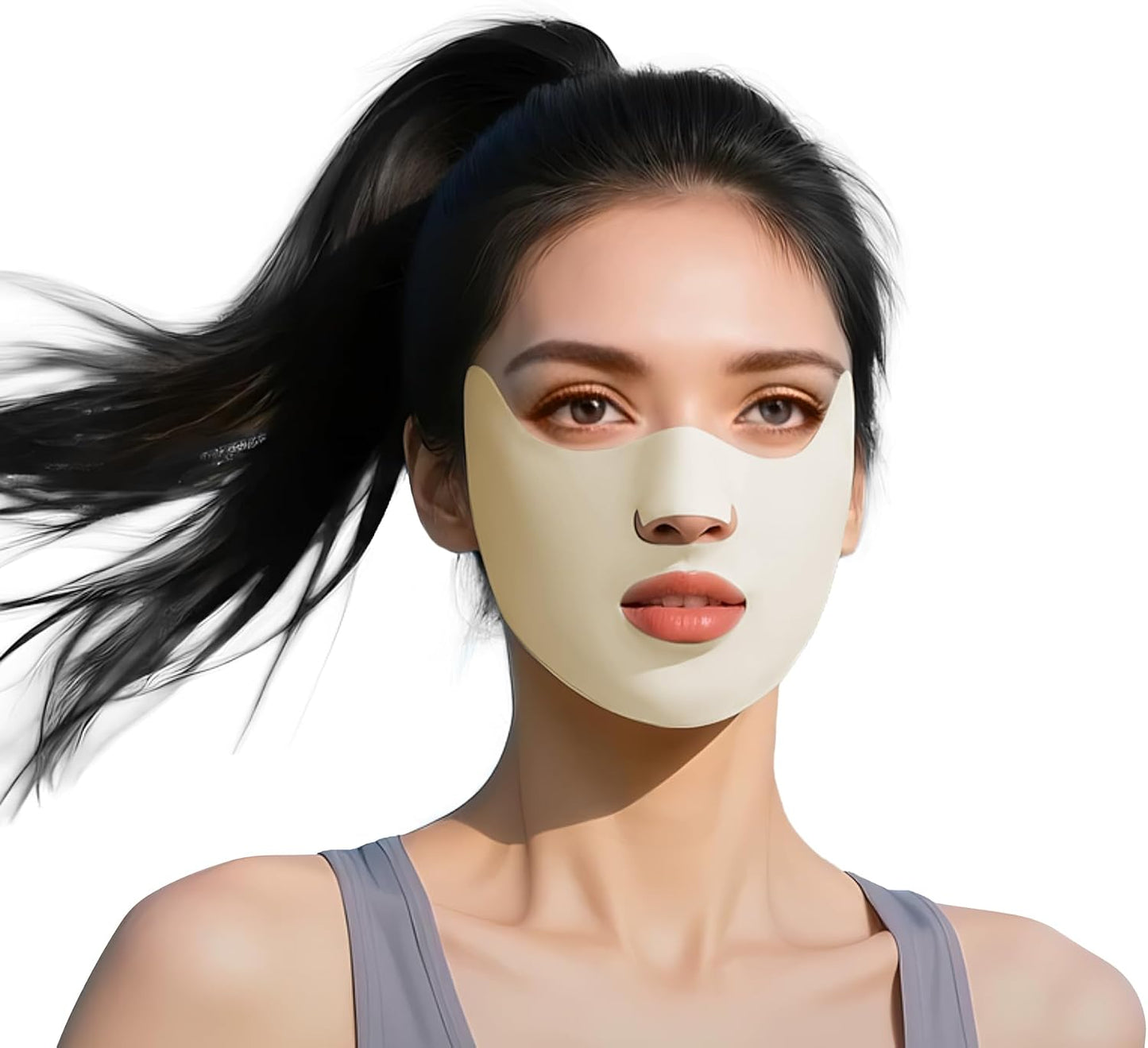 UPF50+ UV Face Mask for Women - Breathable and Washable Sun Protection