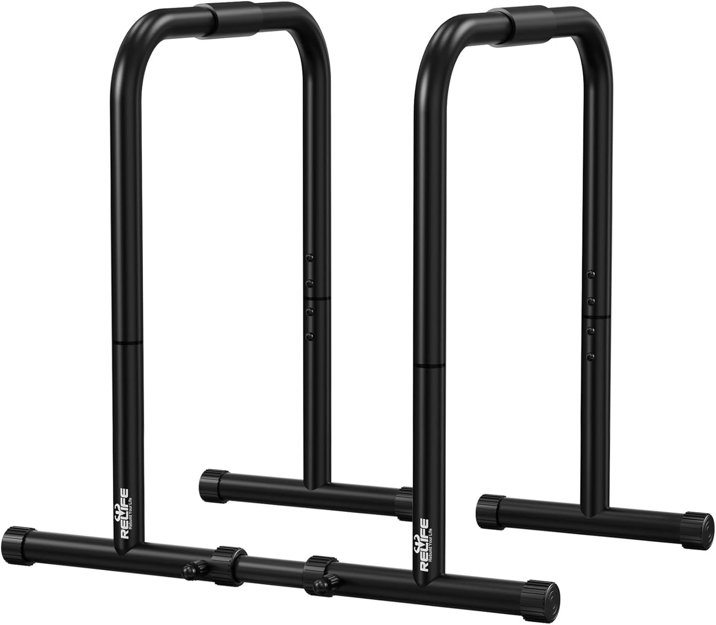 RELIFE Dip Station - Heavy Duty Dip Stands for Fitness Workouts