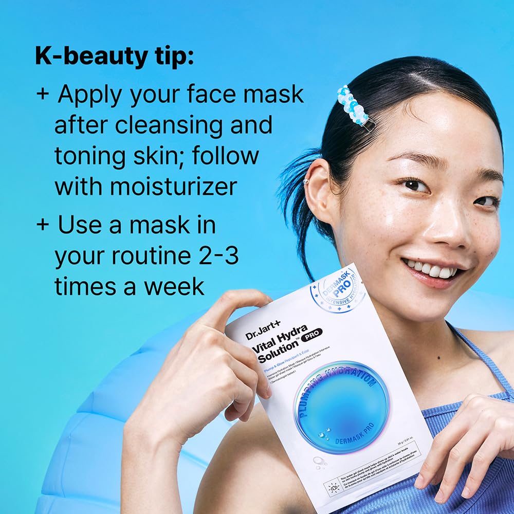 Dr.Jart+ Dermask Vital Hydra Solution Korean Face Mask with Hyaluronic Acid
