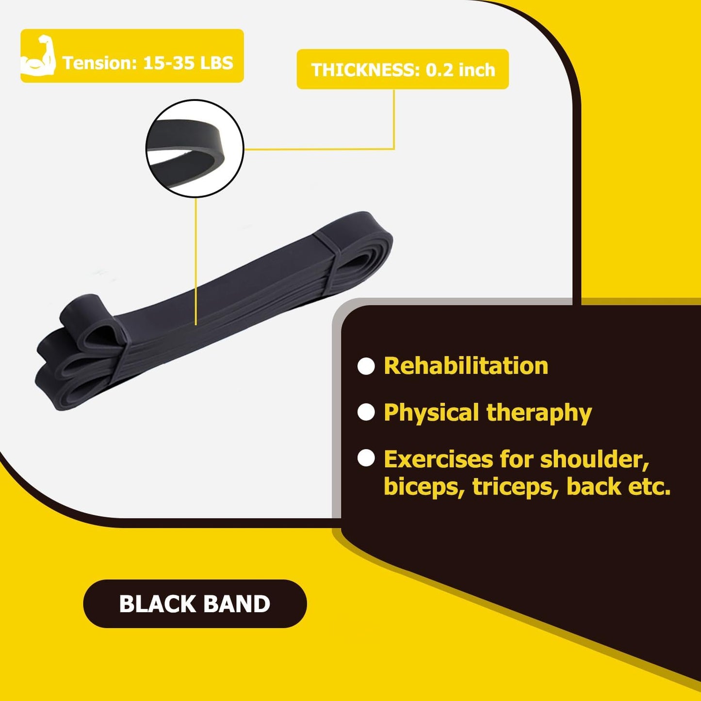 Resistance Bands, Pull Up Assistance Bands for Men and Women, Natural Latex Exercise Bands