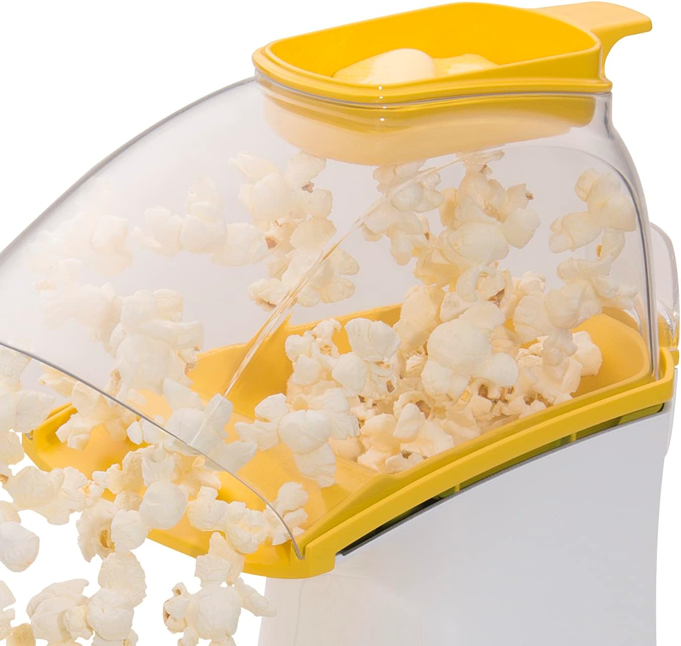 Presto PopLite Hot Air Popcorn Popper, 18 Cups, Yellow