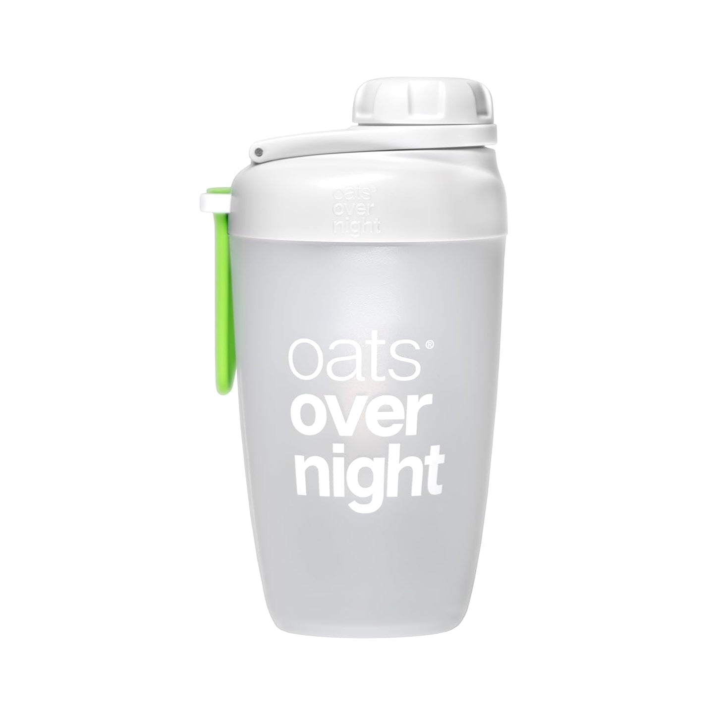 Oats Overnight Leakproof Shaker Bottle - 8oz Fill Line, Dishwasher Safe
