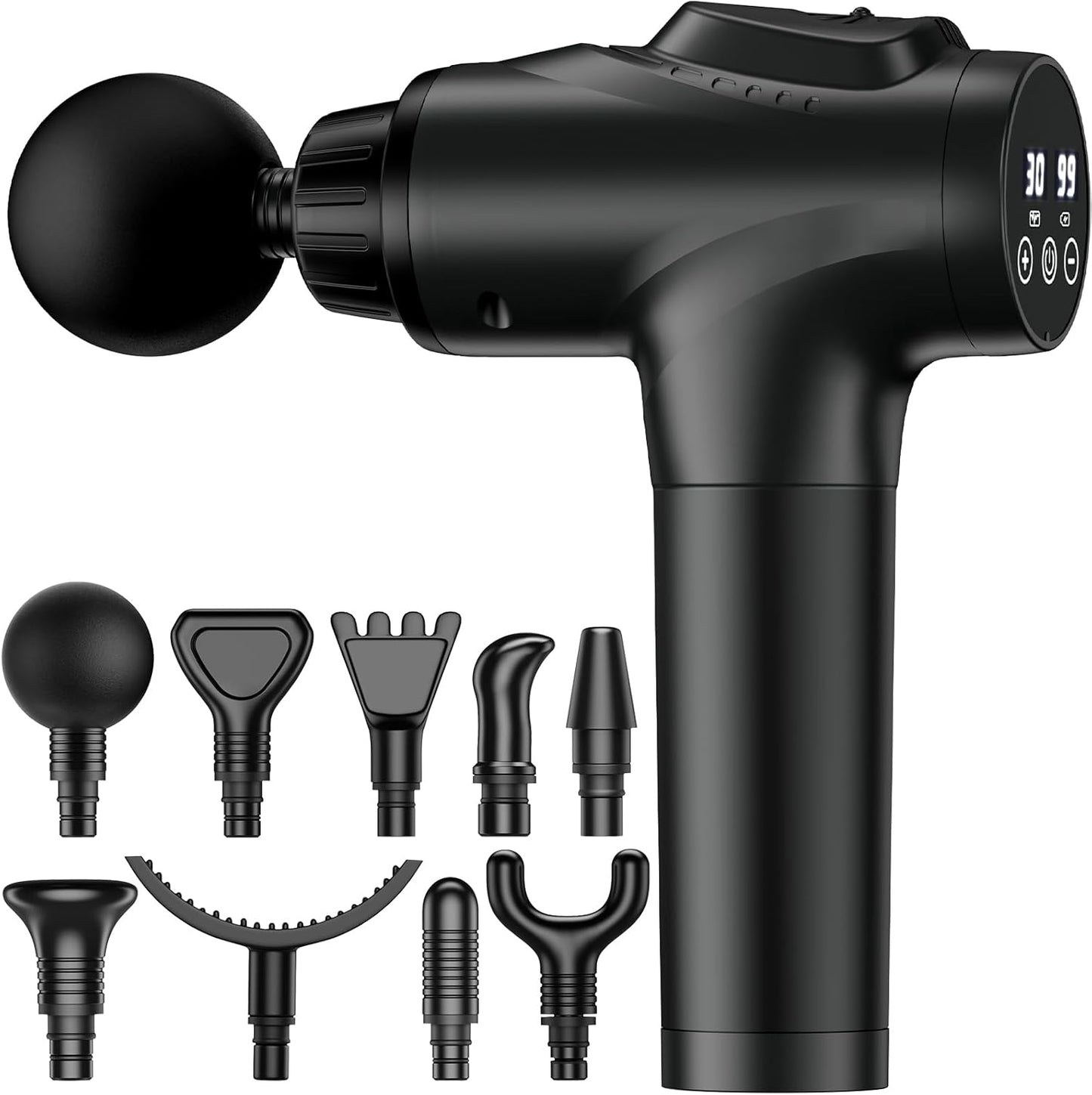 APHERMA Massage Gun, 30 Speed Levels, 9 Heads, Deep Tissue