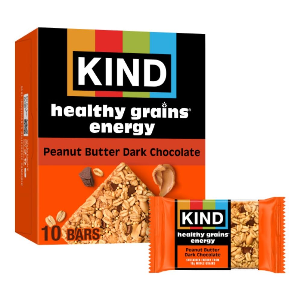 KIND Grains Energy Bars, Mixed Berry, Gluten Free, 10 Count