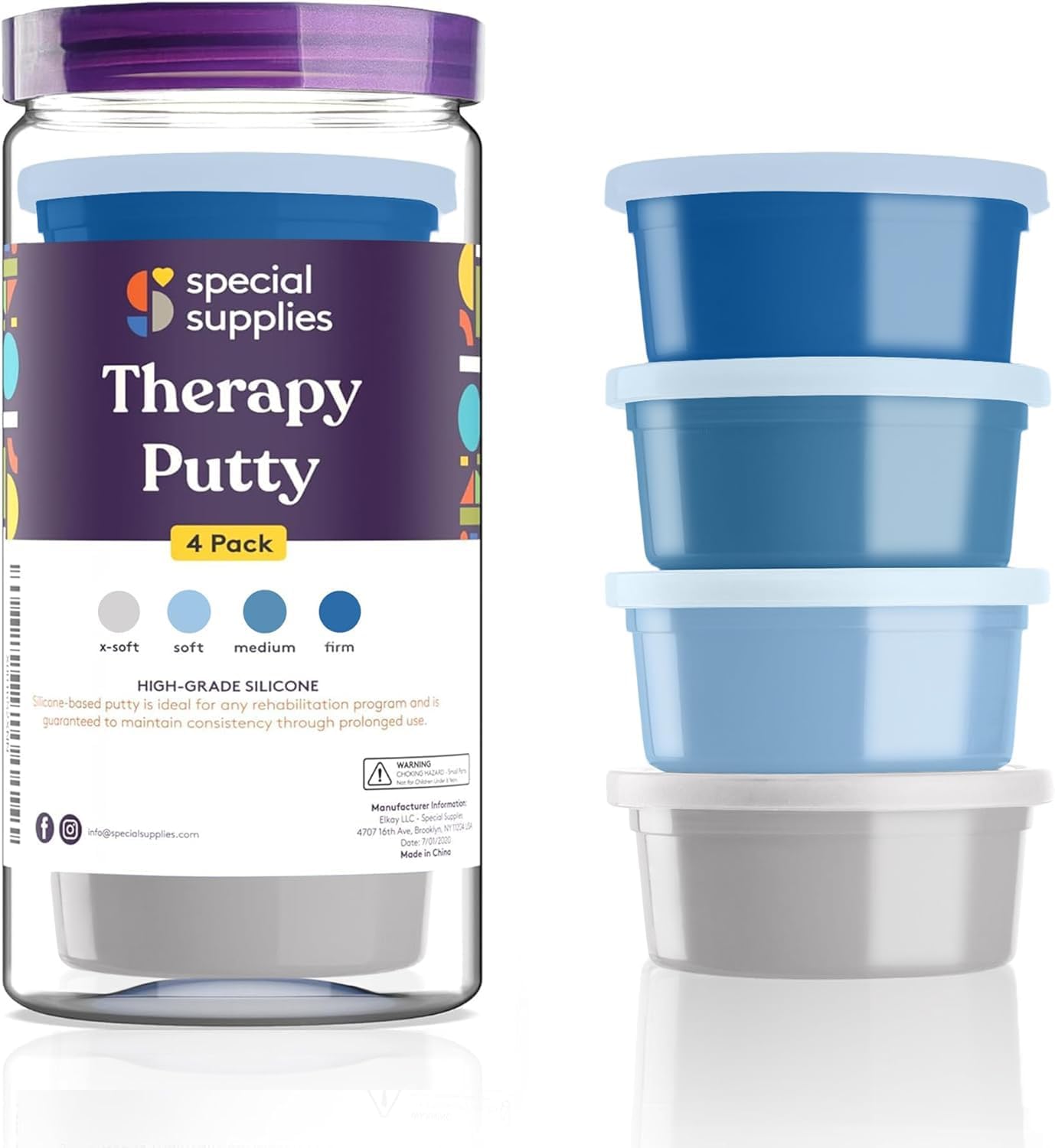 Special Supplies Therapy Putty for Teens and Adults - Resistive Hand Exercise