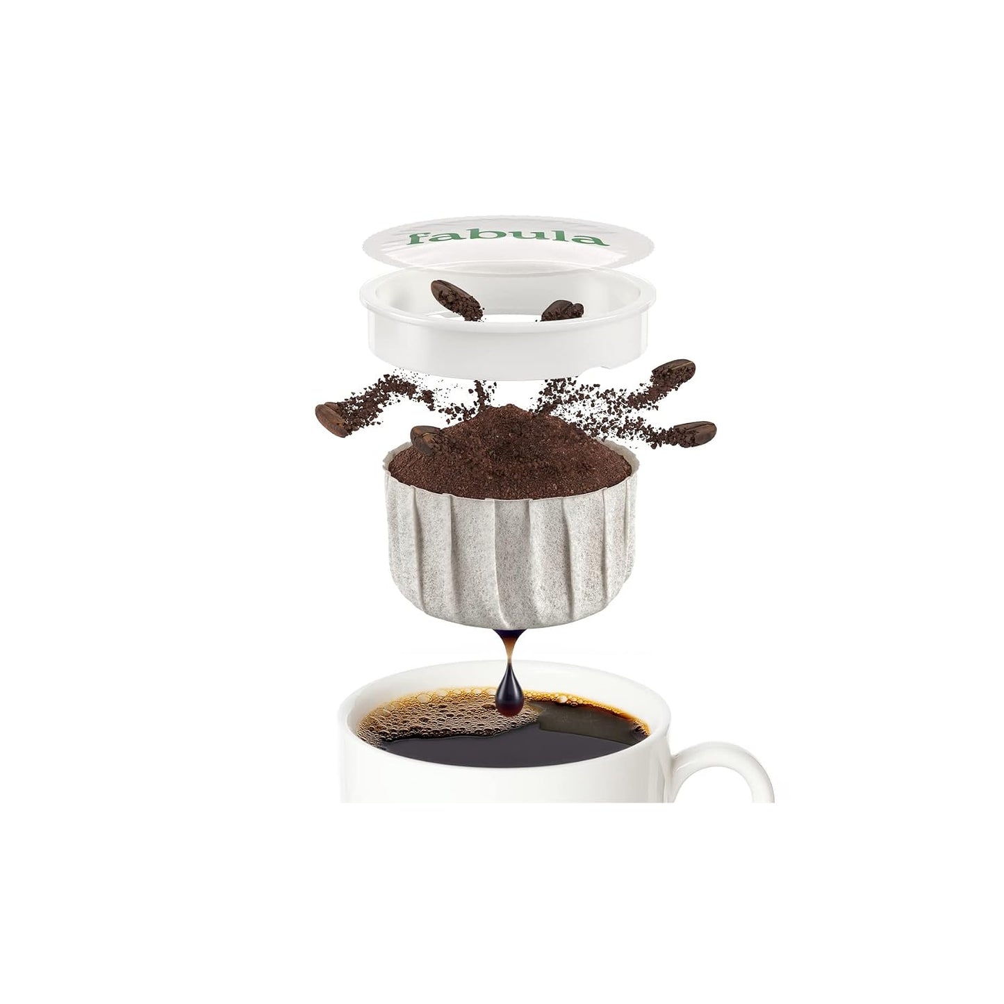 Dark Roast Coffee Pods, Low Acid, Single Origin, Non-GMO, Fair Trade, Kcup Compatible