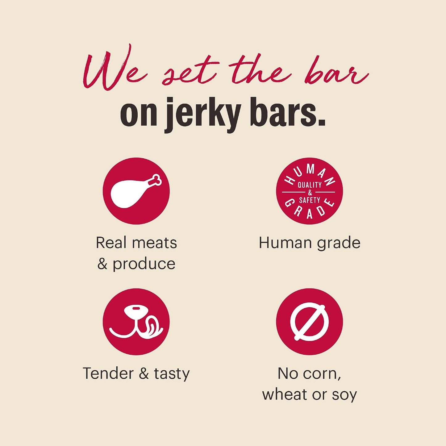 The Honest Kitchen Human Grade Dog Food Jerky Harvest Mini Bars Beef Recipe