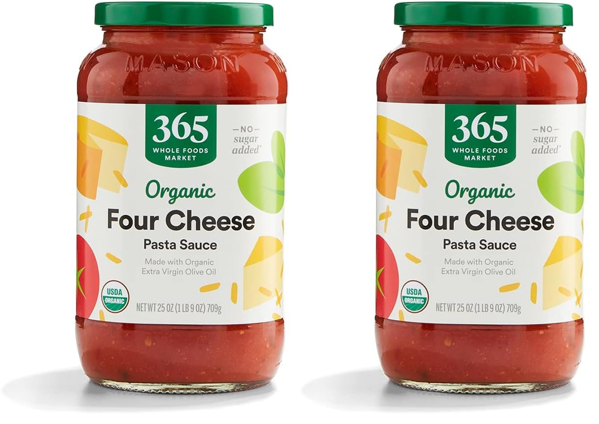 365 by Whole Foods Market Organic 4 Cheese Pasta Sauce, 25 Oz