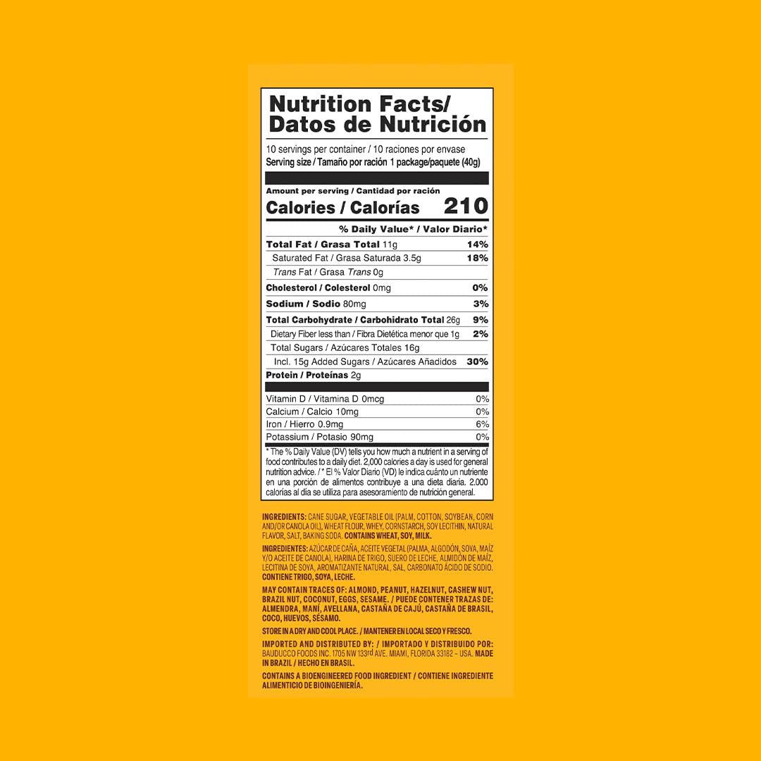 Bauducco Chocolate and Vanilla Wafer Cookies, 28.2oz, Pack of 20