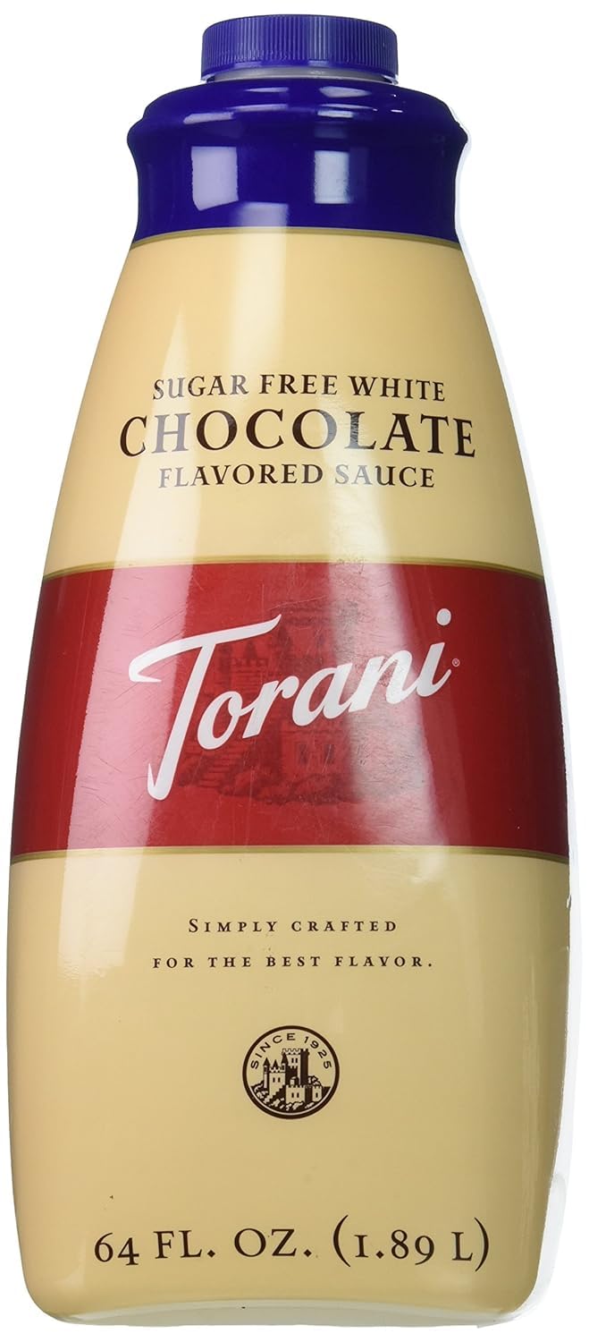 Torani Sugar Free Sauce, Dark Chocolate, 64 Ounces