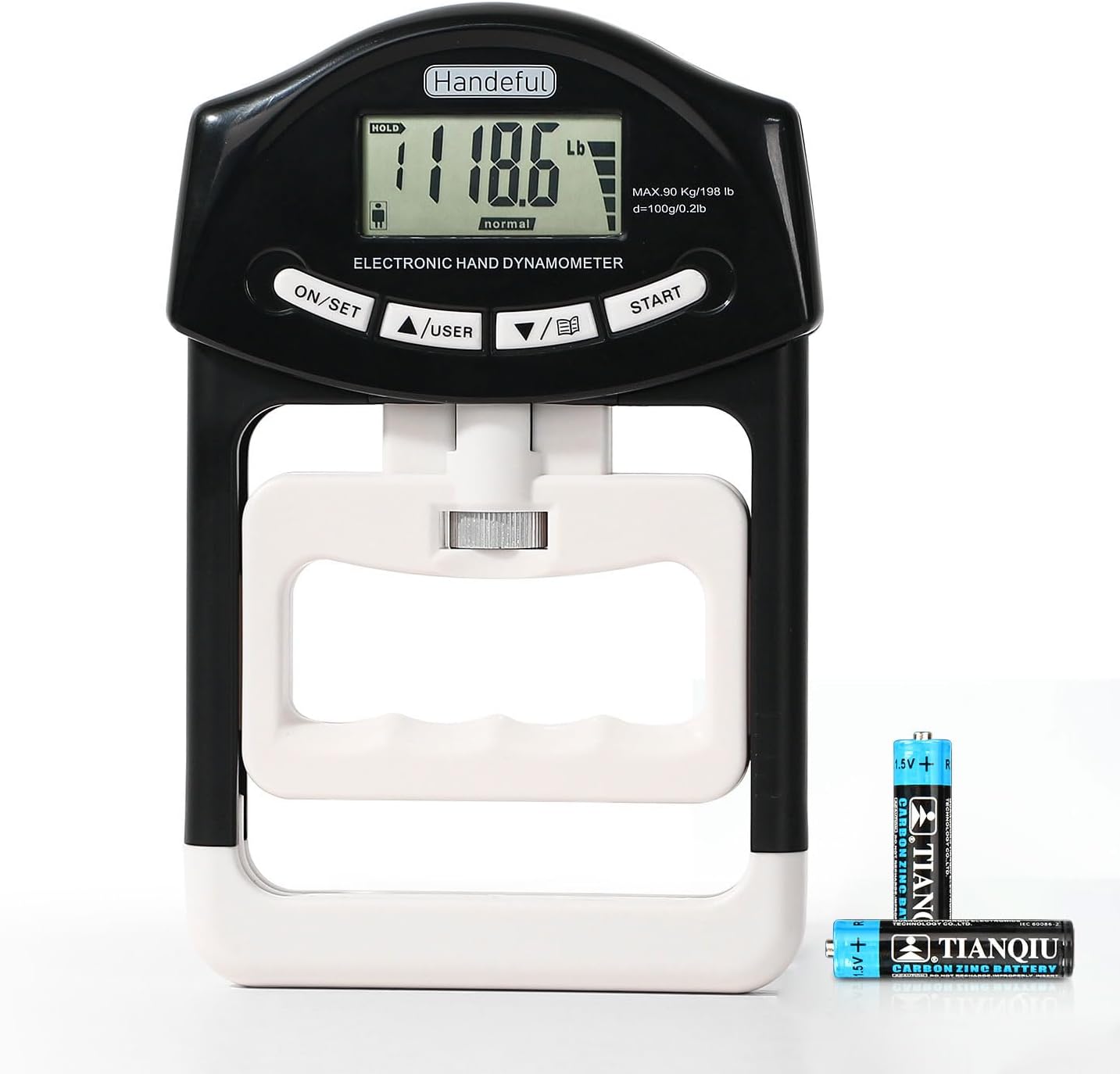 Handeful Grip Strength Tester Trainer - Dynamometer Handgrip Measurer