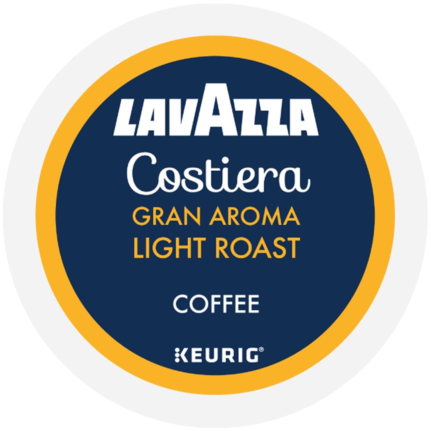 Lavazza Costiera Gran Aroma single-serve Keurig K-Cup pods, light roast coffee, 60-count box