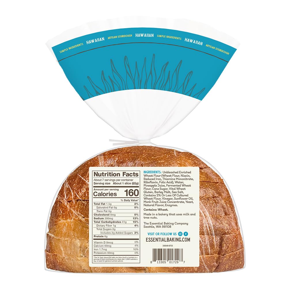Essential Baking Company Sliced Hawaiian Sourdough Bread, 16 OZ