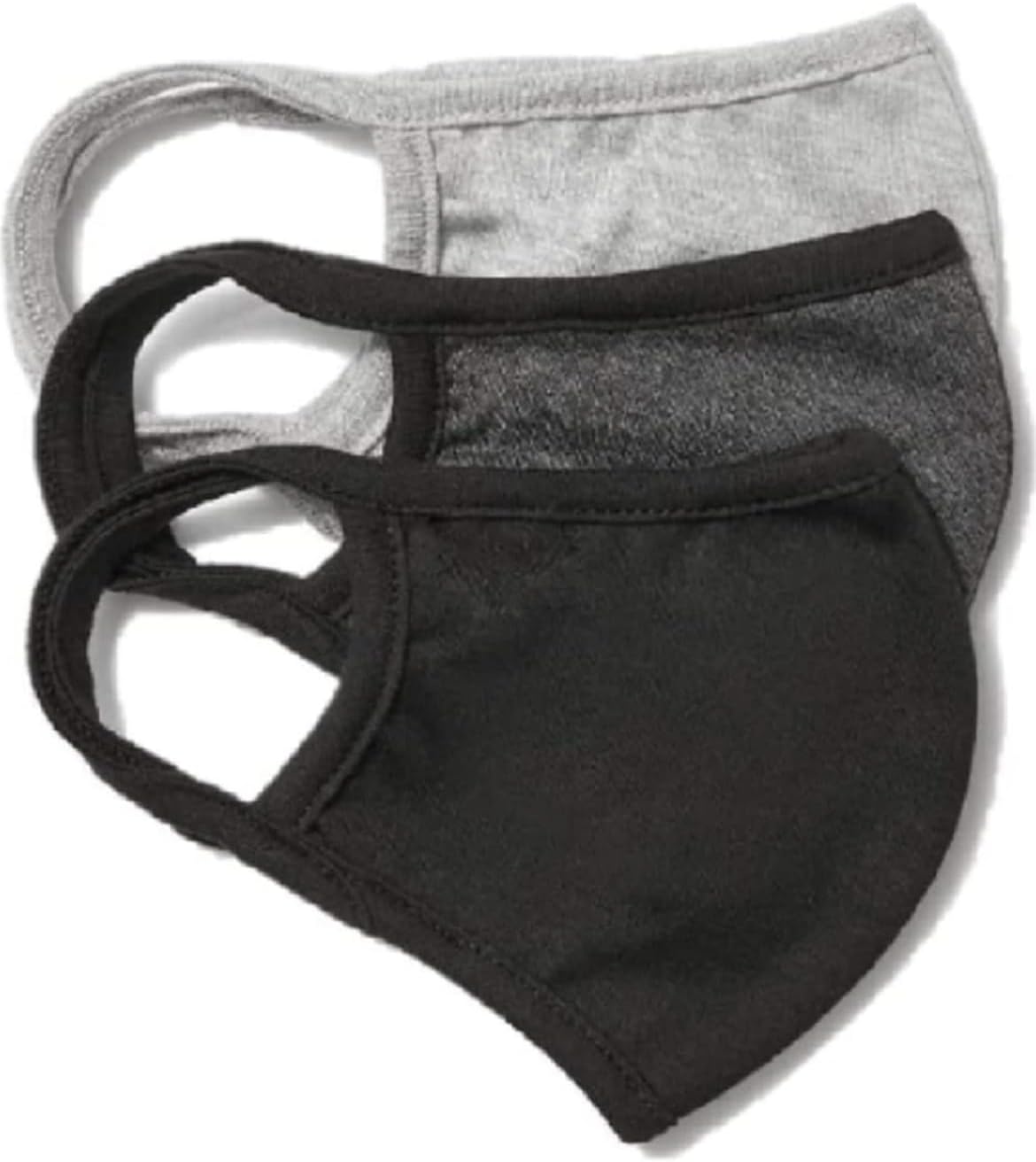 Cotton Face Masks - Premium Organic Cotton, Reusable Washable Soft Cloth 3/6 Pk