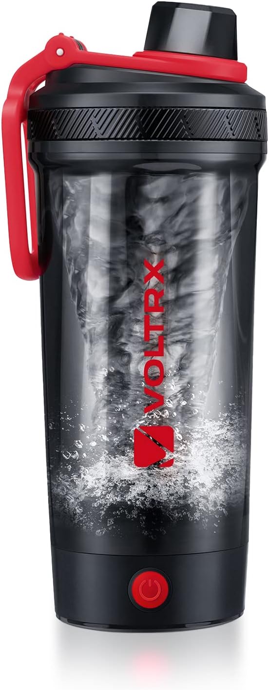 VOLTRX 24oz Electric Protein Shaker Bottle - USB Rechargeable