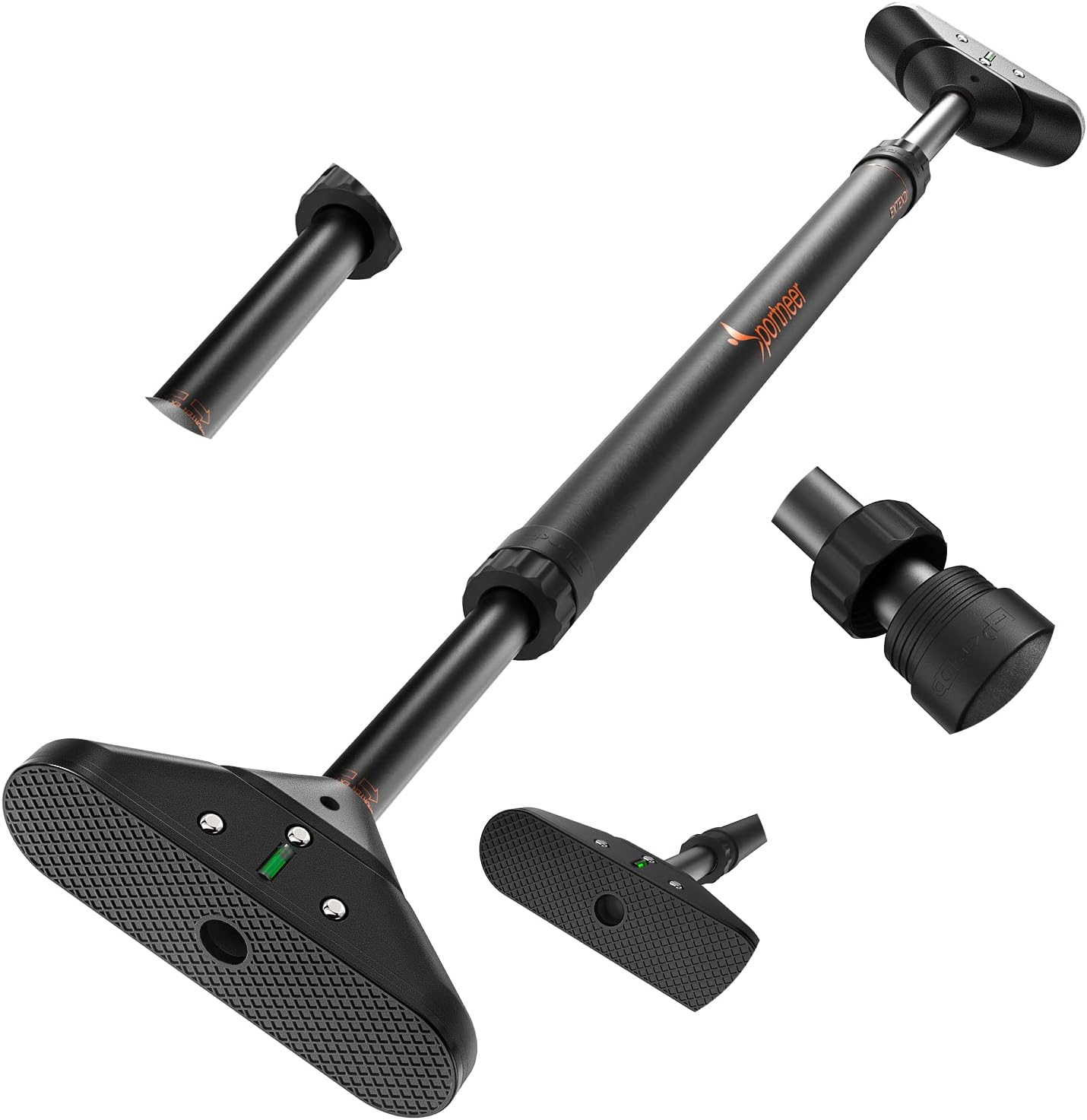 Sportneer Adjustable Pull Up Bar: 29.5"-37" Doorway Chin Up Bar, 440lb Capacity