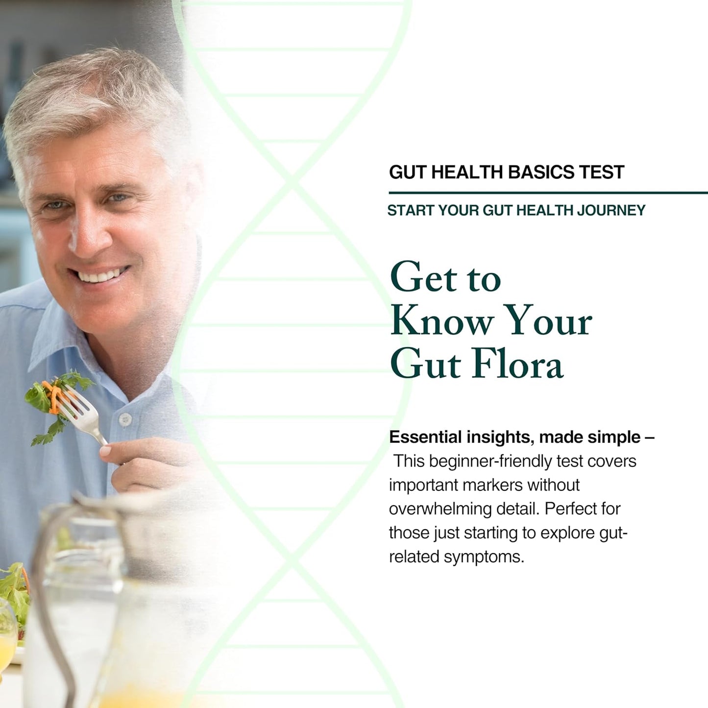 KiHealth Gut Health Basics Test at-Home Stool Test Kit for Digestion and Microbiome Balance