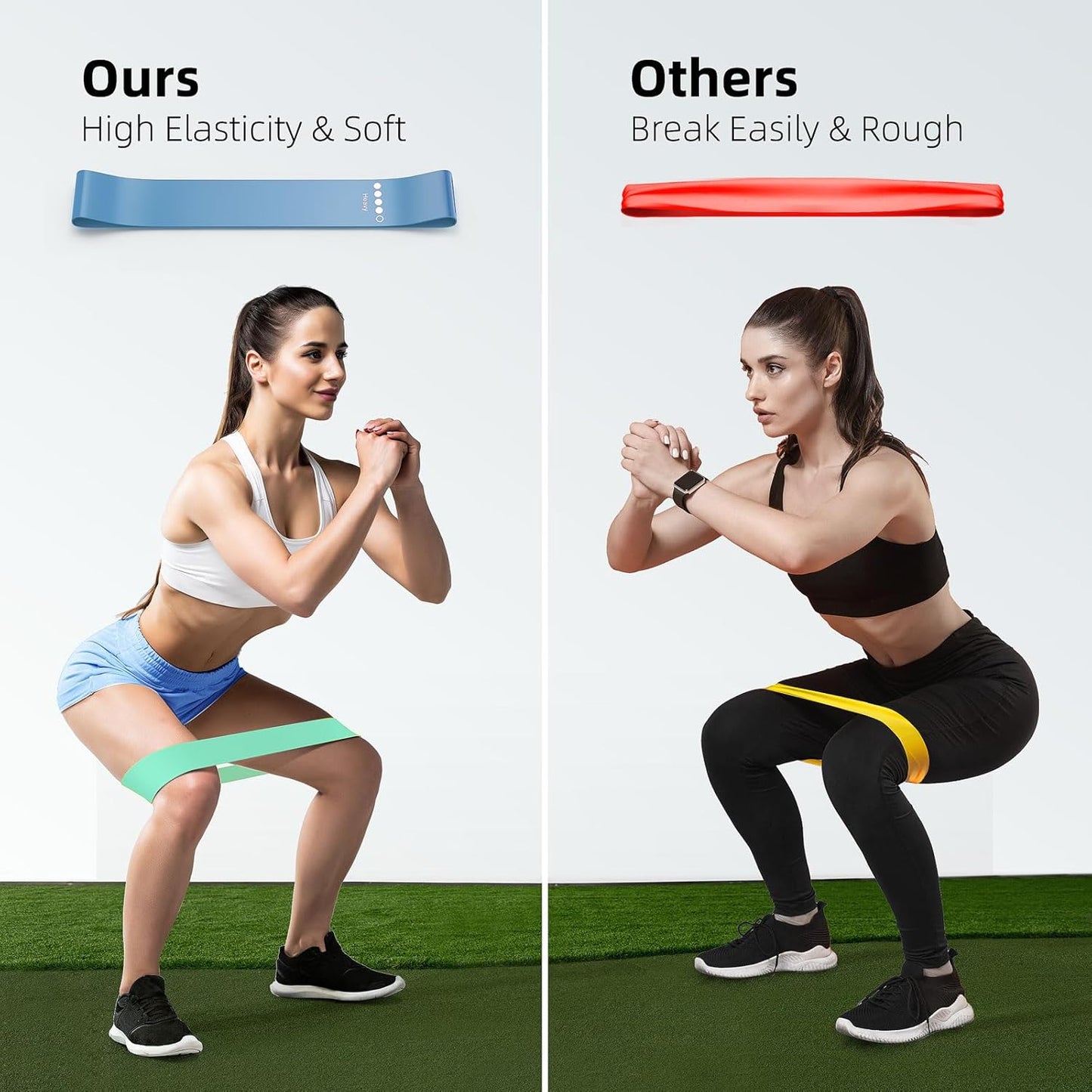 Resistance Bands 5-Pack for Strength Training and Stretching