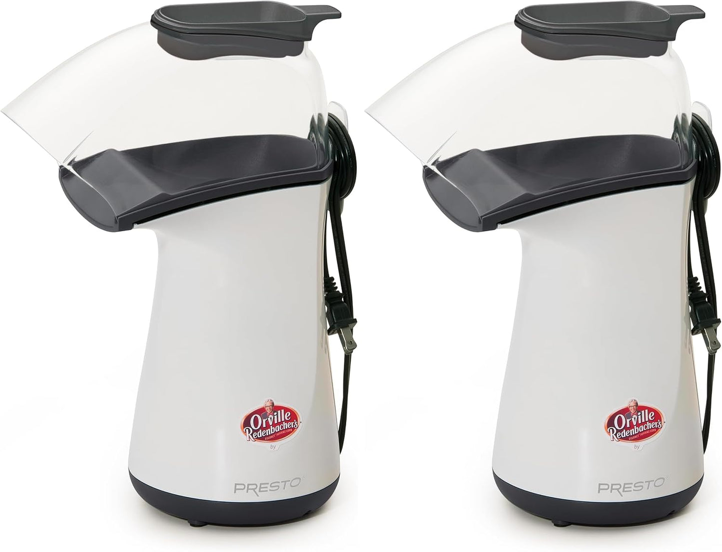 Presto PopLite Hot Air Popcorn Popper, 18 Cups, Yellow