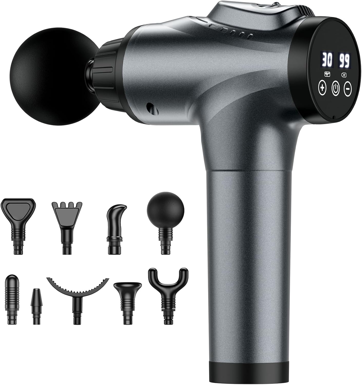APHERMA Massage Gun, 30 Speed Levels, 9 Heads, Deep Tissue