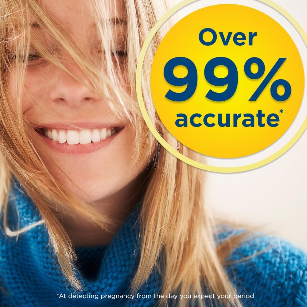 Clearblue Early Detection Pregnancy Test, 5 Count, 99% Accurate, 6 Days Sooner