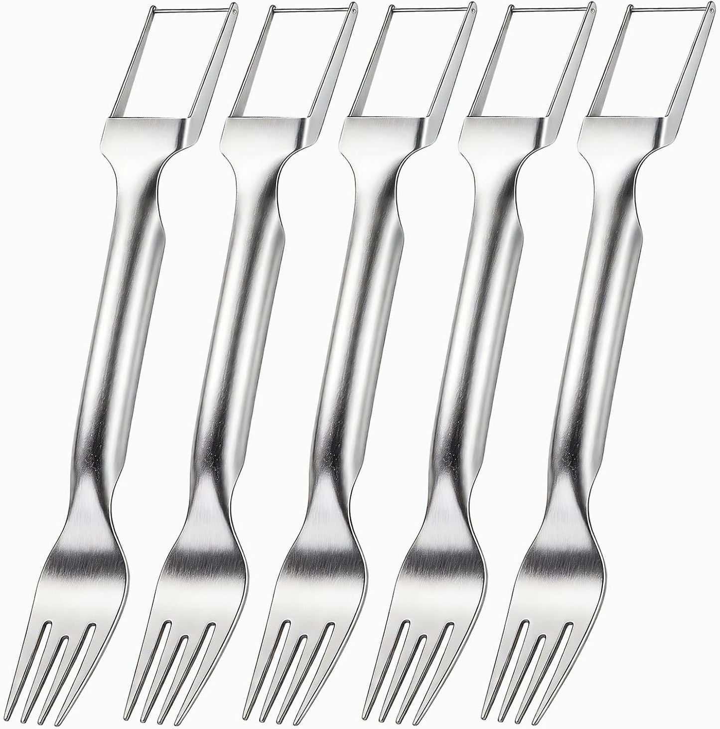 Watermelon Cutter Slicer,2-in-1 Stainless Steel Fruit Fork for Home Kitchen