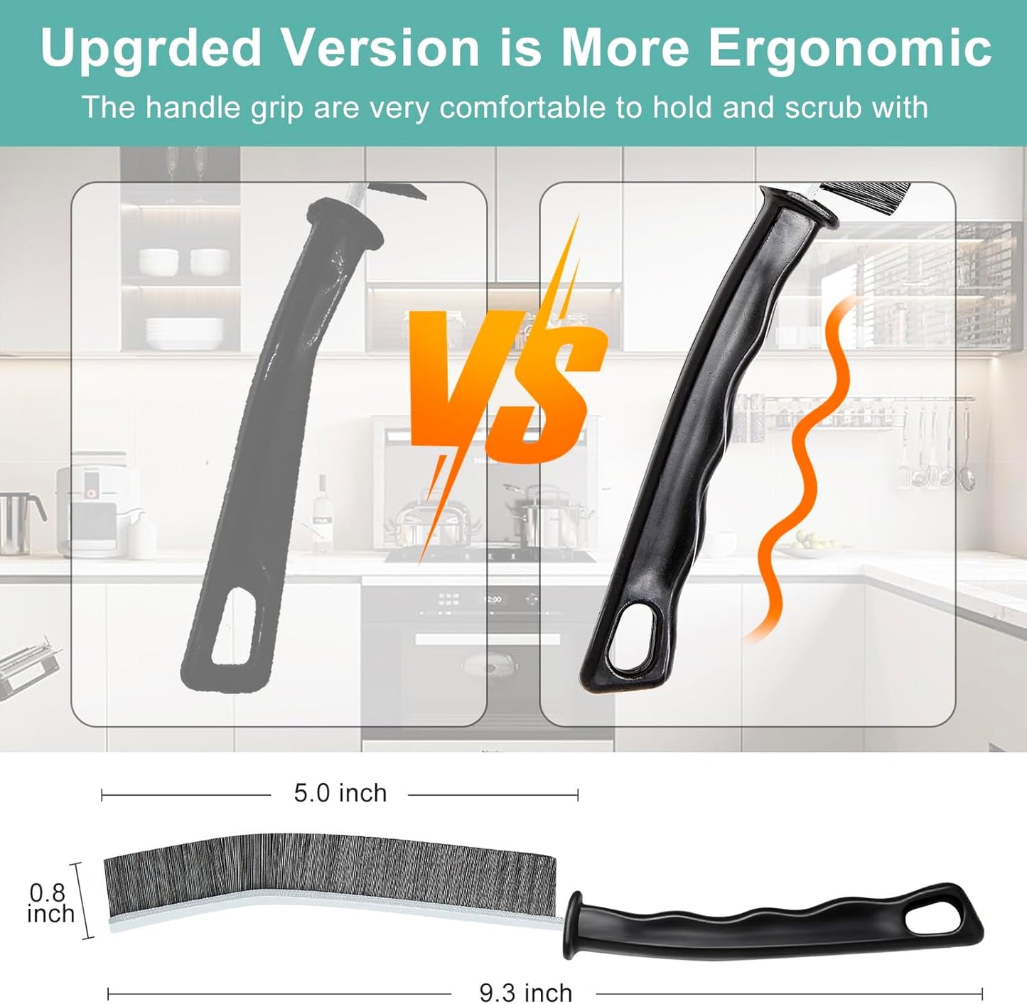 Crevice Cleaning Brush,Hard-Bristled Grout Brush,2026 New Multifunctional Gap Cleaning Brush Tool,Dead Corners Brushes for Bathroom Kitchen Tiles Window Door Slots,3pcs
